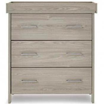 Obaby Nika Changing Unit- Grey Wash and White