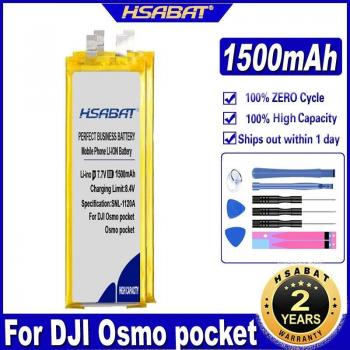 HSABAT DJI Osmo Pocket 1500mAh Battery
