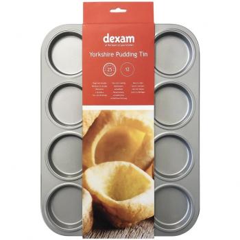 Dexam Non-Stick 12 Cup Yorkshire Pudding Pan