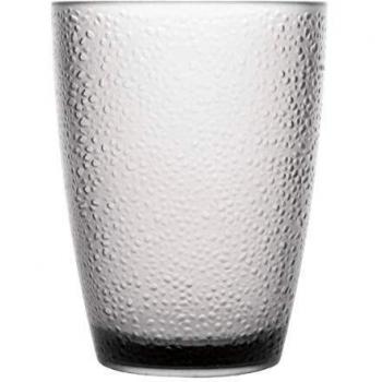 Olympia 6-Piece Pebbled Clear Polycarbonate Tumblers 275ml