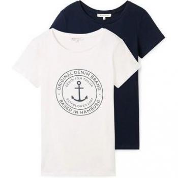 Tom Tailor Denim Blue Dark White