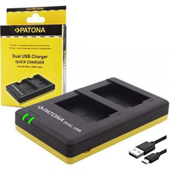 Caricabatterie DUAL USB Patona per BLS5