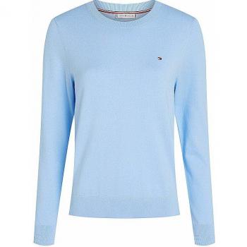 Hellblauer Strickpullover von Tommy Hilfiger für Damen, M