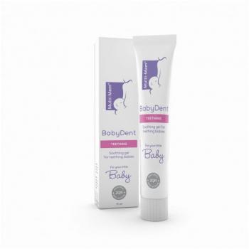 Gel gingival calmant pentru eruptia dentara Multi-Mam BabyDent, 15 ml, Bioclin