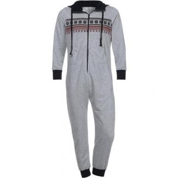Ensemble Tout-en-Un Hiver Imprimé Floral pour Hommes