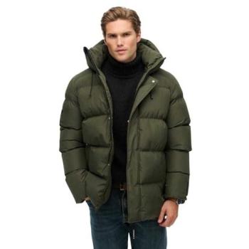 Superdry 5‑Baffle Sports Jacket (Army Green) – Men's 3XL