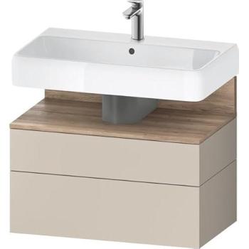 Meuble sous-lavabo Duravit Qatego 79x47 cm, 1 tiroir