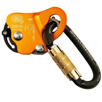 Assure‑Kong Back‑Up Ovalone Carbon Twist Lock (Orange)
