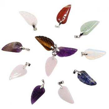 Piedra Preciosa Alas Celestiales 28×15 mm – Paquete de 12