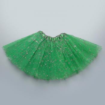 Ensemble jupe mesh princess, trois couches, vert A