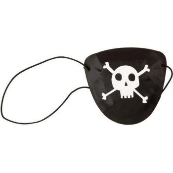 Kunststoff-Augenklappen für Piratenfeiern (8er-Pack)