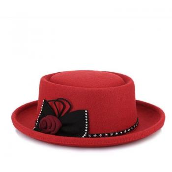 Women's Wide Brim Fedora Hat