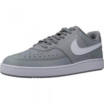 Zapatillas Nike Court Vision Low, Hombre, Gris Humo/Blanco/Negro