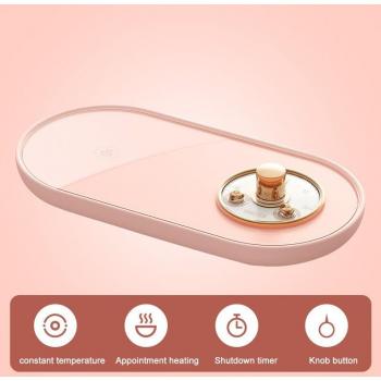 Estera de Calefacción para Tazas, Posavasos Inteligente, Ideal para Café/Té/Latte - Capacidad 20W