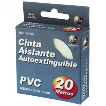 Cinta aislante de PVC Color Blanco Electro Dh 04.405/B 8430552108657