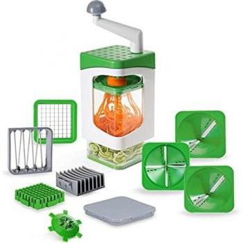 Nicer Dicer Julietti, 13-teilig grün