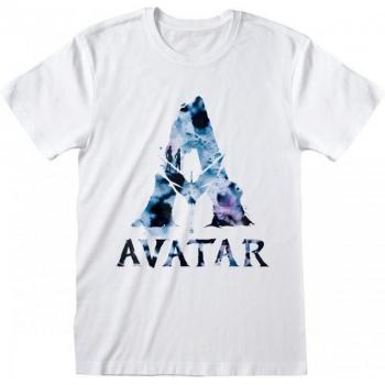 Avatar T‑shirt Logo Unisex Bianco