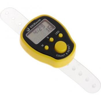 Digital Finger Count Clock with LCD Display