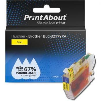 PrintAbout LC-3217Y Gelb - Hochleistungs-Druckerpatrone