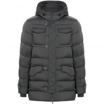 Herno Men's Grey Down Coat