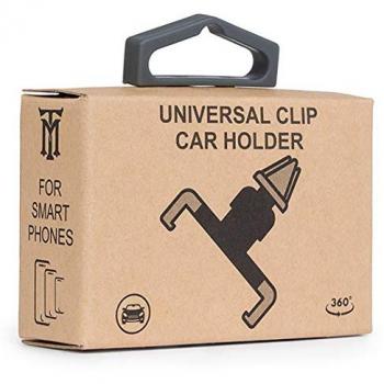 Soporte universal maillon premium coche clip negro