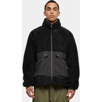 Urban Classics Herren Jacke Sherpa Schwarz 4XL