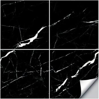 4 Pcs Imitation Marble Pattern Oil Proof Sticker