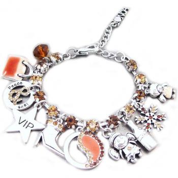 Braccialetto NOA Emilie in Pelle Marrone