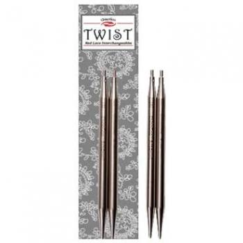 ChiaoGoo Karabiner Nadelspitzen TWIST LACE, Edelstahl