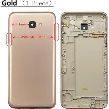 Capa Retroprotectora Samsung J4 Core con Botón Llave y Visor de Cámara