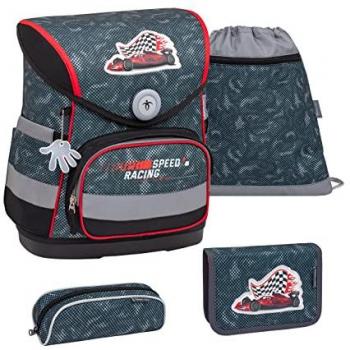 Belmil Compact Rucksack Set 4-teilig Rote Punkte