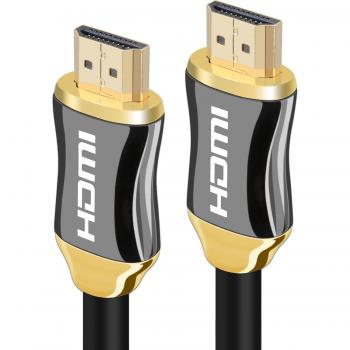 KPA-tech Câble avec connecteur plaqué or 24K - Full HD [dernière version]