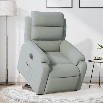 VidaXL Relaxsessel mit Aufstehhilfe Elektrisch Hellgrau