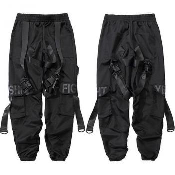 Pantalones Cargo Harén con Hebilla