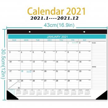 Desk Calendar 1 Year Monthly Planner
