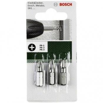Inserto a Croce Bosch 2609255964 PH 1, PH 2, PH 3 C 6.3 3 pz