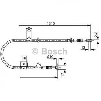 BOSCH Câble de frein à main