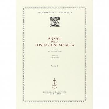 Annali della Fondazione Sciacca. Vol. 3