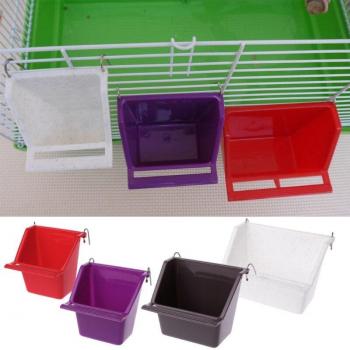 Bol à eau pour oiseaux – mangeoire plastique perroquet