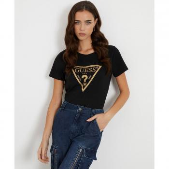 T-Shirt Logo Gold Donna