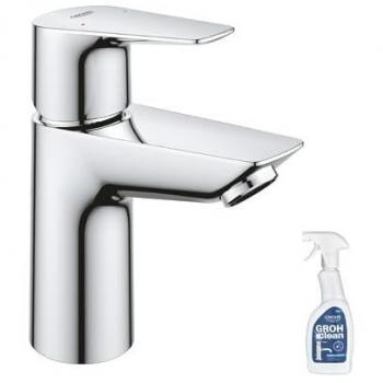 Mitigeur Lavabo GROHE Quickfix Start Edge Taille S Rose Unique avec Nettoyant GrohClean