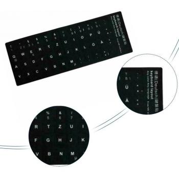 German Lettering Keyboard Stickers for PC