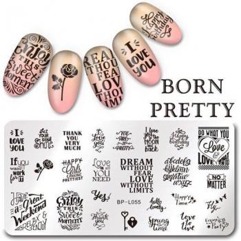 BORN PRETTY Seasonal Nail Stamping Plate - Halloween, Christmas, Valentine's Day, New Year, Thanksgiving