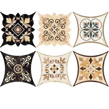21Pcs Ceramic Diagonal Floor Stickers for Waterproof Home Decor