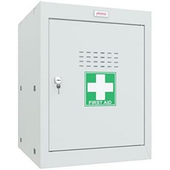 MC0544GGK Phoenix Safe Light Grey Cube Locker with Key Lock