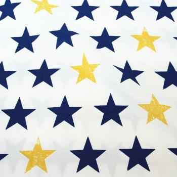 Blue Star 100% Cotton Fabric for Quilting and Sewing