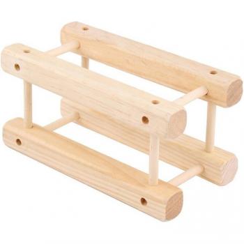 Étagère à vin en bois rétro