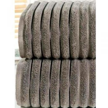 Bale Ribbed Bath Towels (Set of 2)