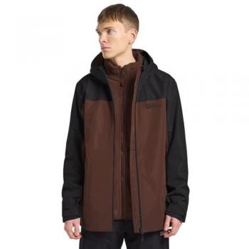 Jack Wolfskin Taubenberg 3in1 Herrenjacke – Braun, Regular Fit