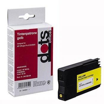 Dots Gelbe Tintenpatrone für HP 951XL (CN048AE)